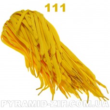 Шнурок плоский К-100 120см Цвет № 111 желток