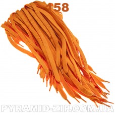 Шнурок плоский К-100 100см Цвет № 158 оранжевый
