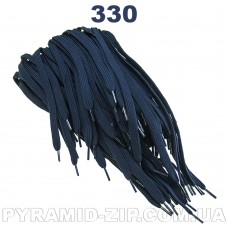 Шнурок плоский К-100 120см Цвет № 330 синий